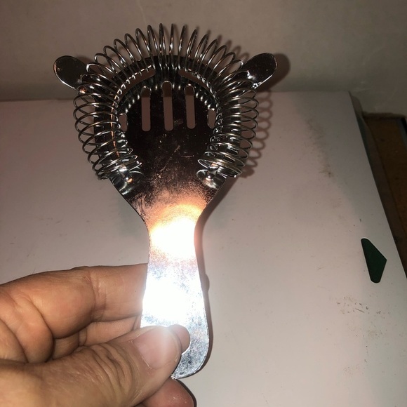 Stainless Steel Bar Tool Set - man cave , cocktail bar or picnic table. Used - Picture 9 of 10